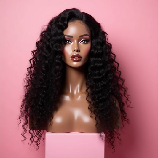 Kreamy Hair Co. Curly HD Lace Closure/Frontal Wig β Kelani