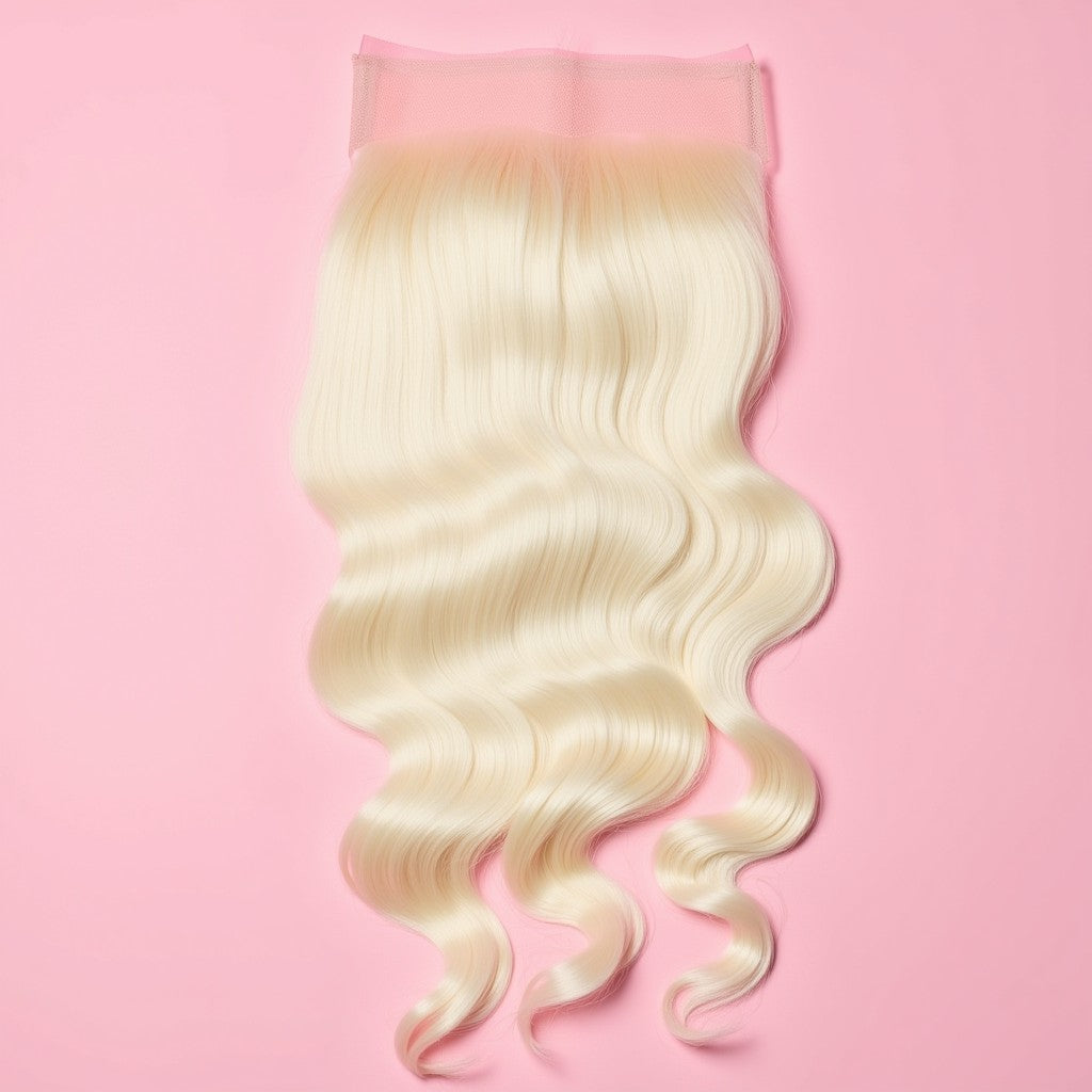 Kreamy Hair Co. Premium HD 613 Blonde Closures & Frontals