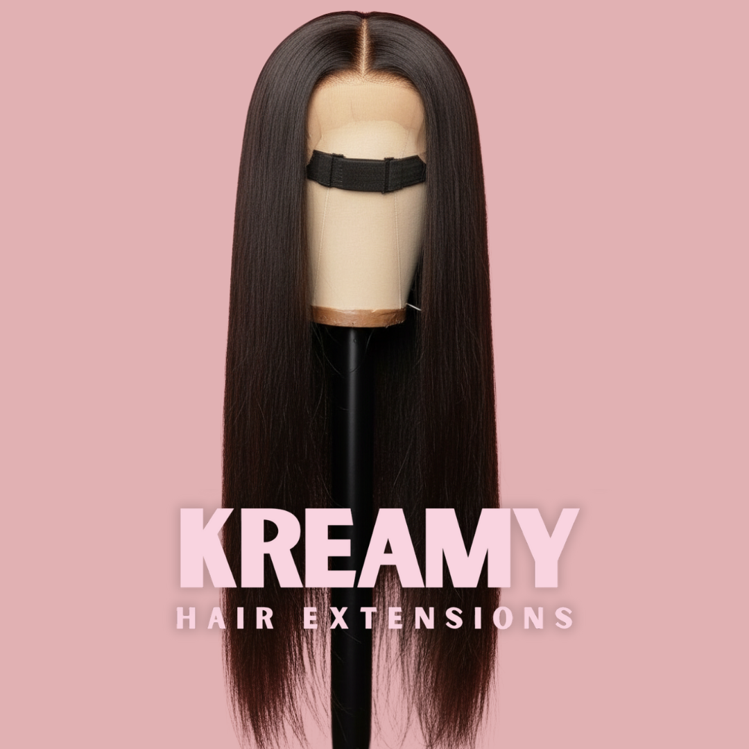 Kreamy Hair Co. Straight HD Lace Closure/Frontal Wig – Karina