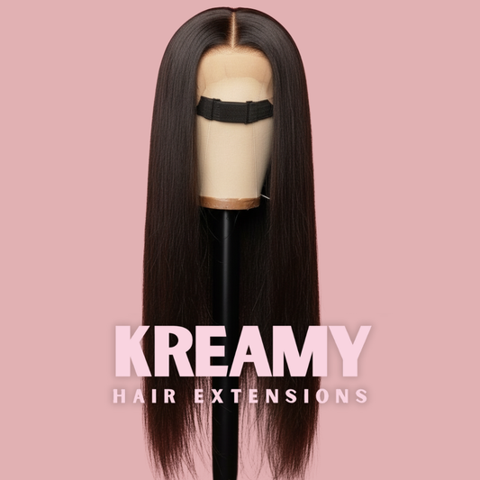 Kreamy Hair Co. Straight HD Lace Closure/Frontal Wig – Karina